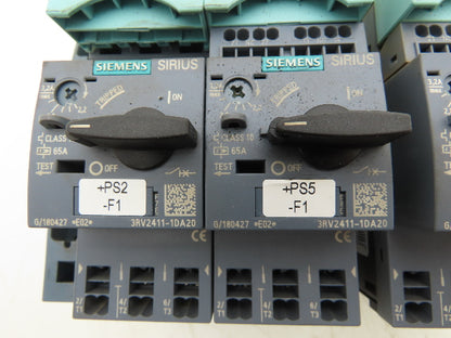 Siemens 3RV2917-5D | 3RV2411-1DA20 Bus Bar Circuit Breaker Assembly