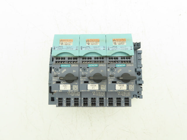 Siemens 3RV2011-1EA25 3RV2011-1GA25 Bus Bar Circuit Breaker Assembly