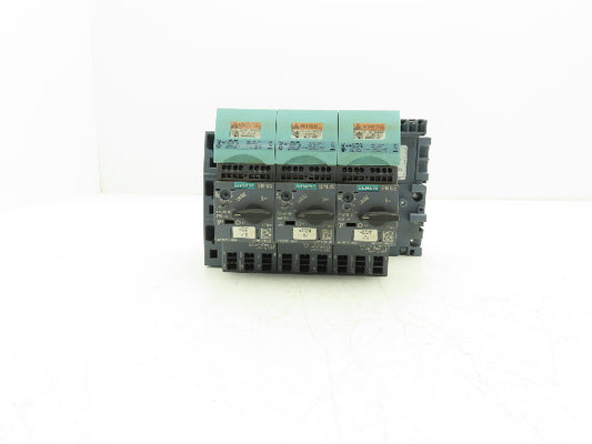 Siemens 3RV2011-1EA25 3RV2011-1GA25 Bus Bar Circuit Breaker Assembly