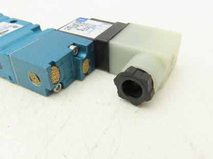 MAC 411A-B0A-DM-DJAJ-1JD Pneumatic Solenoid Valve NUMUR Interface 5/2 Way 120PSI
