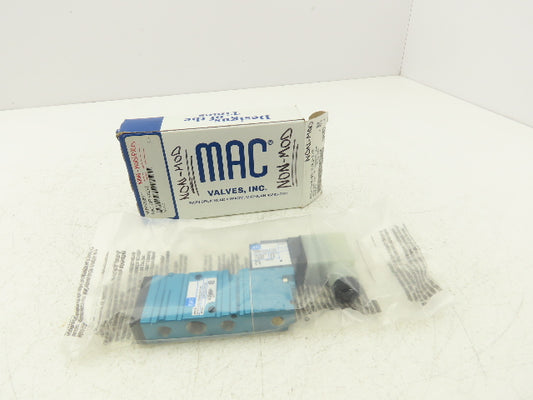 MAC 411A-B0A-DM-DJAJ-1JD Pneumatic Solenoid Valve NUMUR Interface 5/2 Way 120PSI