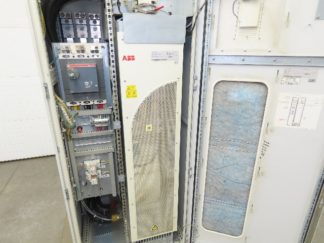 ABB ACS800-PC-0610-5+B055+M604 VFD Variable Speed AC Drive 600Hp 480V 3Ph