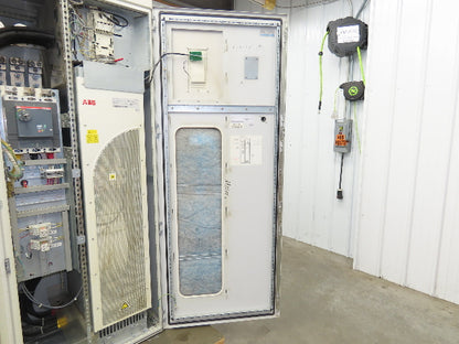 ABB ACS800-PC-0610-5+B055+M604 VFD Variable Speed AC Drive 600Hp 480V 3Ph