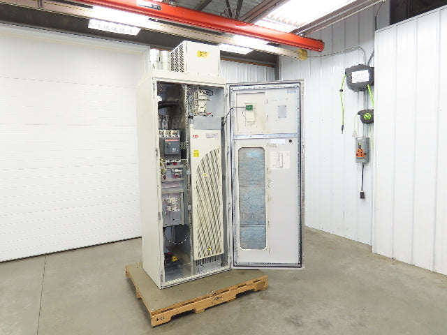 ABB ACS800-PC-0610-5+B055+M604 VFD Variable Speed AC Drive 600Hp 480V 3Ph