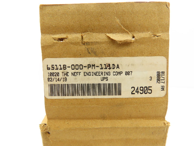 MAC 6511B-000-PM-114DA Pneumatic Solenoid Valve 4-Way 150PSI 110-120V 50/60Hz