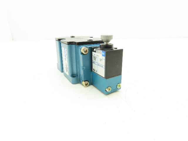 MAC 6511B-000-PM-114DA Pneumatic Solenoid Valve 4-Way 150PSI 110-120V 50/60Hz