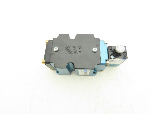 MAC 6511B-000-PM-114DA Pneumatic Solenoid Valve 4-Way 150PSI 110-120V 50/60Hz