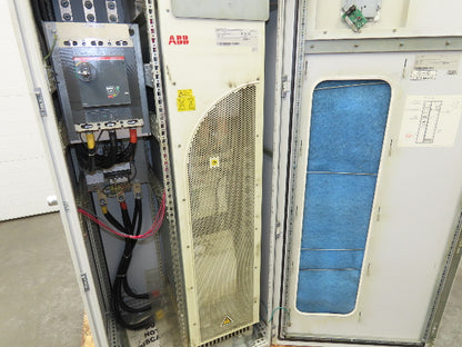 ABB ACS800-PC-0320-5+B055 VFD Variable Speed AC Drive 350Hp 480V 3Ph Cabinet
