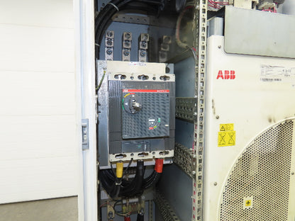 ABB ACS800-PC-0320-5+B055 VFD Variable Speed AC Drive 350Hp 480V 3Ph Cabinet