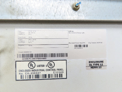 ABB ACS800-U4-0300-5+E210+P901 VFD Variable Speed AC Drive 300Hp 480V 3Ph