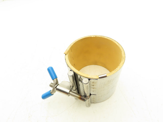 Morris Mfg G-4000-1 Gripper Hook-Style Latching Coupling 4" ID Stainless Steel