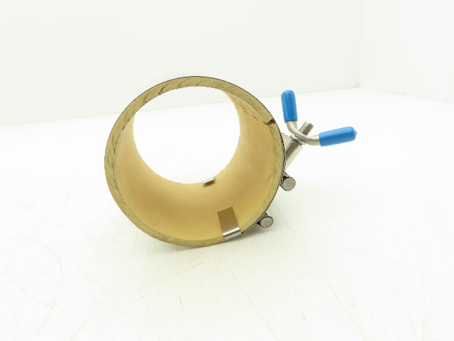 Morris Mfg G-4000-1 Gripper Hook-Style Latching Coupling 4" ID Stainless Steel