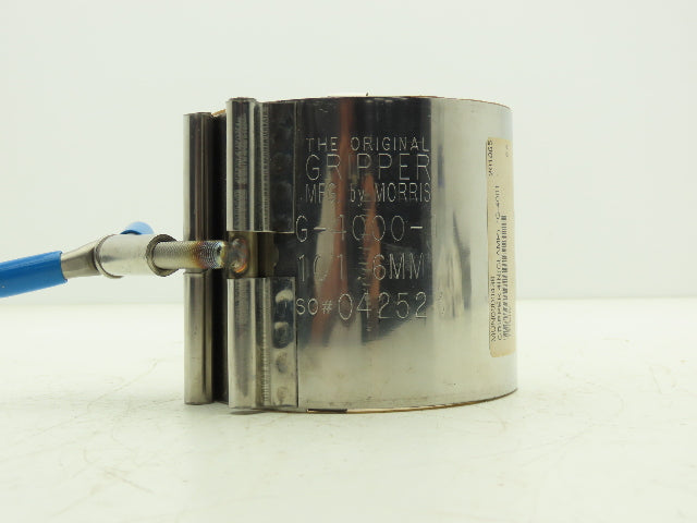Morris Mfg G-4000-1 Gripper Hook-Style Latching Coupling 4" ID Stainless Steel