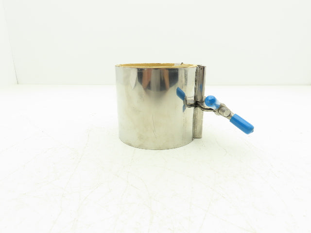 Morris Mfg G-4000-1 Gripper Hook-Style Latching Coupling 4" ID Stainless Steel