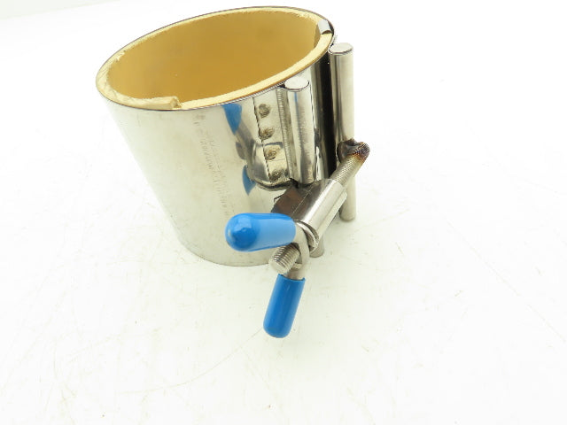 Morris Mfg G-4000-1 Gripper Hook-Style Latching Coupling 4" ID Stainless Steel
