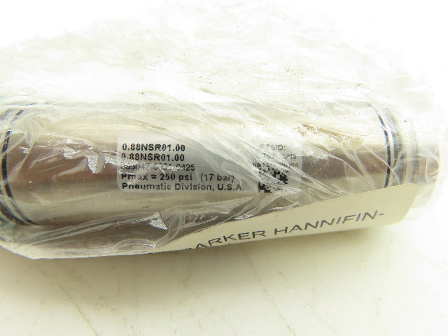 Parker 0.88NSR01.00 Pneumatic Cylinder 7/8" Bore x 1" Stroke Nose Mount Lot of 4