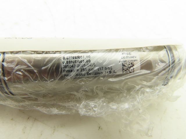 Parker 0.88NSR01.00 Pneumatic Cylinder 7/8" Bore x 1" Stroke Nose Mount Lot of 4