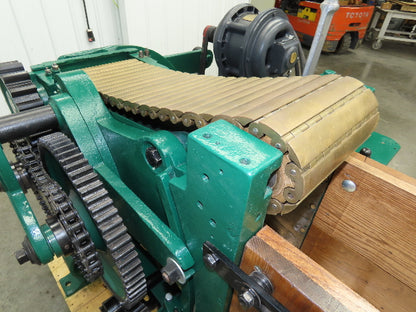 Buckeye Iron Brass Tobacco Shredder Cutter Vintage Showroom Quality 2Hp Motor