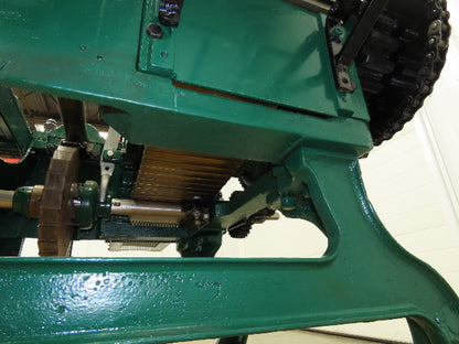 Buckeye Iron Brass Tobacco Shredder Cutter Vintage Showroom Quality 2Hp Motor