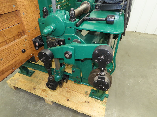 Buckeye Iron Brass Tobacco Shredder Cutter Vintage Showroom Quality 2Hp Motor