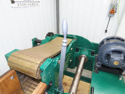 Buckeye Iron Brass Tobacco Shredder Cutter Vintage Showroom Quality 2Hp Motor