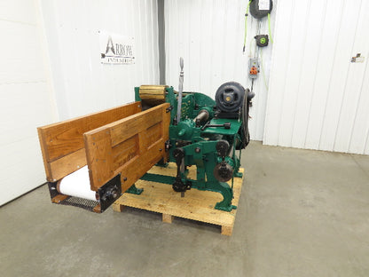 Buckeye Iron Brass Tobacco Shredder Cutter Vintage Showroom Quality 2Hp Motor