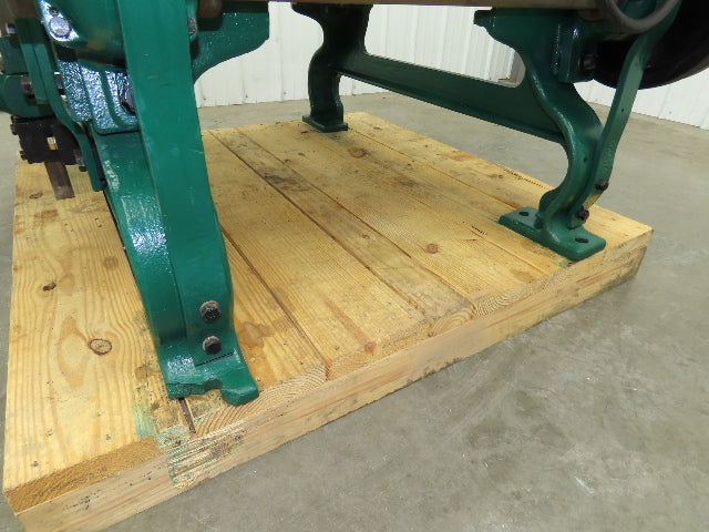 Buckeye Iron Brass Tobacco Shredder Cutter Vintage Showroom Quality 2Hp Motor