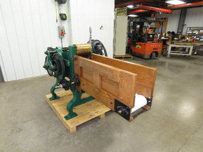 Buckeye Iron Brass Tobacco Shredder Cutter Vintage Showroom Quality 2Hp Motor