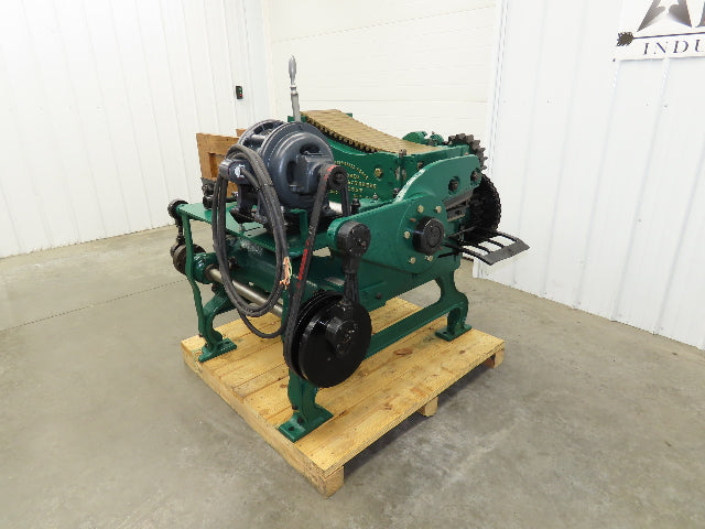 Buckeye Iron Brass Tobacco Shredder Cutter Vintage Showroom Quality 2Hp Motor