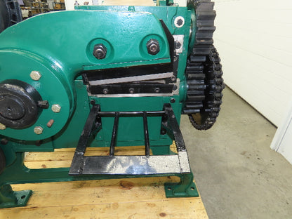 Buckeye Iron Brass Tobacco Shredder Cutter Vintage Showroom Quality 2Hp Motor