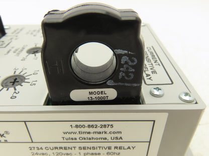 Time Mark 2734 Current Sensitive Relay Monitor 24/120 VAC Programable Delay