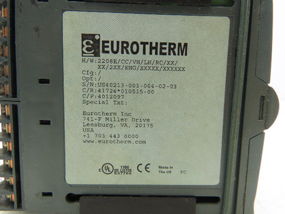 Eurotherm 2208E Temperature Controller 100-240VAC PLC