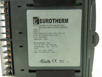Eurotherm 2208E/CC/VH/LH/RC/XX/XX/2XX/ENG Temperature Controller 100-240VAC PLC