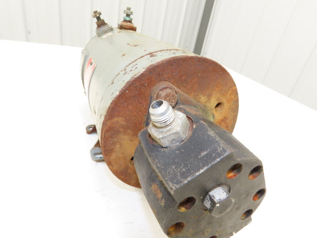 GE 5BPB48NAC13 Forklift Hydraulic Power Steering Pump & Motor Off E30XL