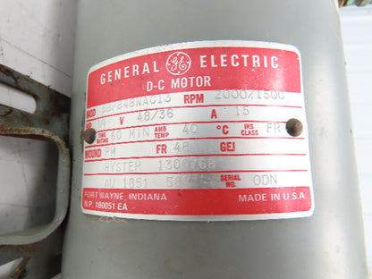GE 5BPB48NAC13 Forklift Hydraulic Power Steering Pump & Motor Off E30XL