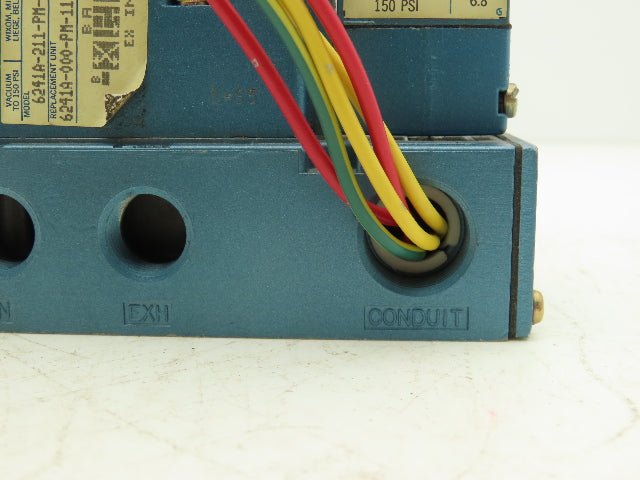 MAC MAC 6241A-211-PM-111DA Solenoid Valve 25-150 PSI 110-120/50-60Hz 3/8" NPTF
