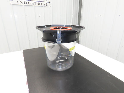 Novatec FDC Dust Collector Catch Bin See-Thru Cannister Quick Release Dust Pan