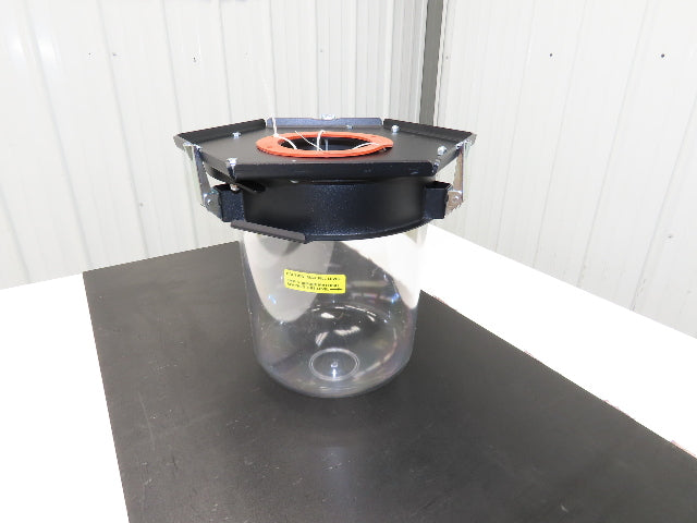 Novatec FDC Dust Collector Catch Bin See-Thru Cannister Quick Release Dust Pan