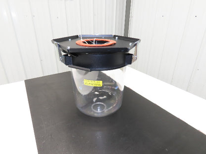 Novatec FDC Dust Collector Catch Bin See-Thru Cannister Quick Release Dust Pan