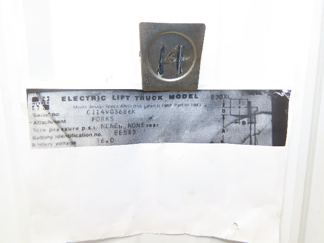 Yale Forklift Rear Axle Dual Hydraulic Steering Off E30XL