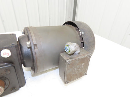 Weg 5018ES3EB56CFL Gearmotor 60:1 Ratio 29rpm .5Hp 230/460V 3PH 56C Hollow Shaft