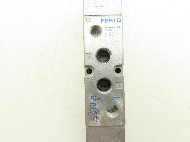 Festo Festo JMFH-5-1/4-B Pneumatic Control Valve 5 Way 145 PSI 1/4"NPT Lot of 3