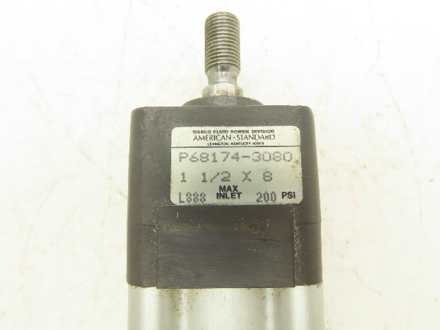 American Standard P68174-3080 Pneumatic Cylinder 1-1/2" Bore x 8" Stroke 200 PSI