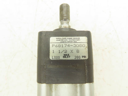 American Standard P68174-3080 Pneumatic Cylinder 1-1/2" Bore x 8" Stroke 200 PSI