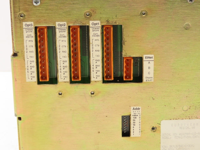 Eurotherm Controls ECMV2/FV201/DAT(11) A0/405V031 Operator Interface Station