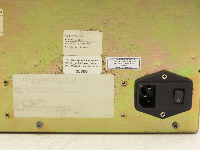 Eurotherm Controls ECMV2/FV201/DAT(11) A0/405V031 Operator Interface Station