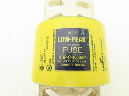 Cooper Bussmann Inc KRP-C-4000SP Fuse 4000 A 600 VAC 300 kA Low Peak Time Delay