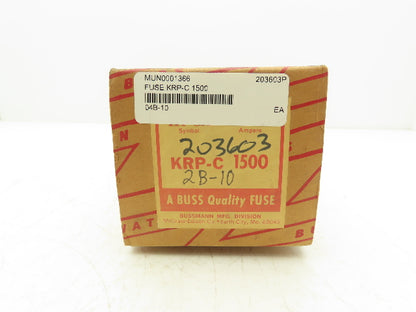 Bussmann KRP-C-1500 Fuse 1500 A 600 VAC Time Delay Current-Limiting Class L