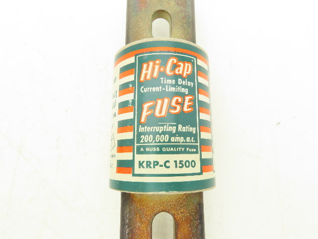Bussmann KRP-C-1500 Fuse 1500 A 600 VAC Time Delay Current-Limiting Class L