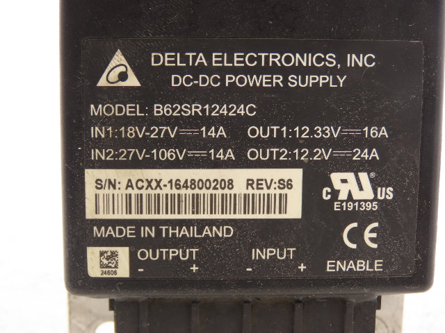 Delta Electronics B62SR12424C Forklift DC Power Supply 12V Output Off Baoli KBET18